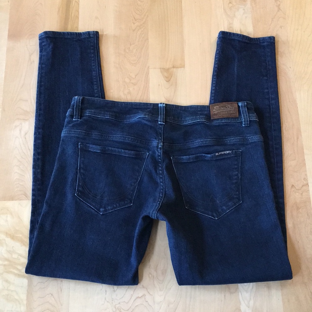 Superdry Vintage dark wash skinny jeans